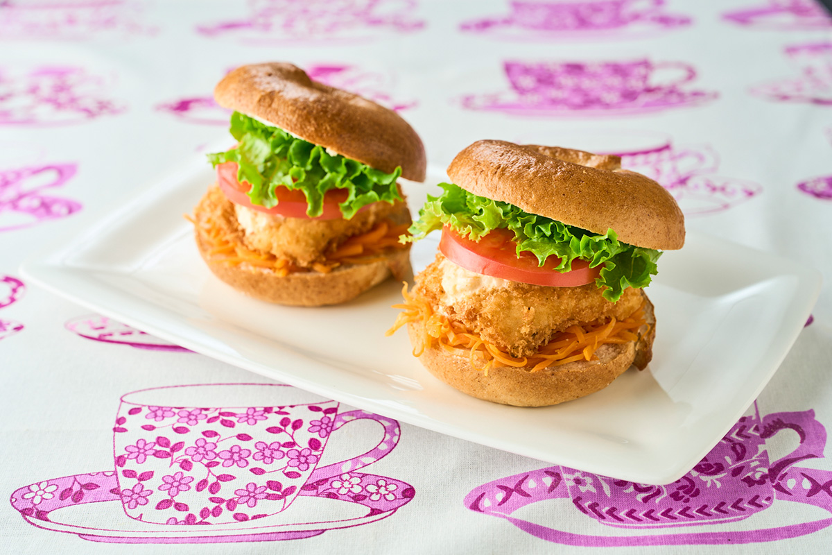 「宗像あなご～じゃすバーガー」